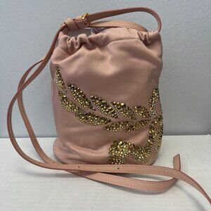 Himmel Laurel Drawstring Bucket Bag in Blossom Pink - NWT